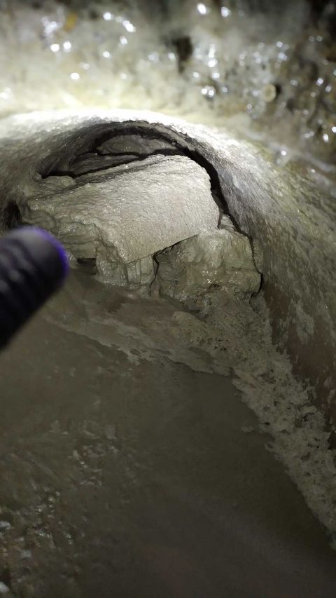 Cement is no match for the 1” WGR Magnum.