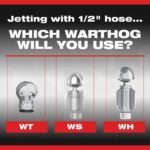 Jetting with ½” hose but not sure which Warthog will be best for the job? 

At Warthog, we frequently hear from customers who are jetting with a ½” hose but are unsure which nozzle will tackle the conditions of their job best.